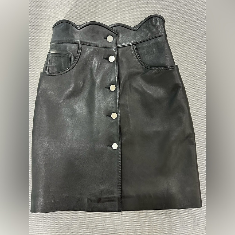 Maje leather skirt size 36 XS
